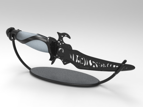 Beautiful souvenir knife Model Cetak 3D