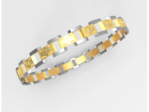 Beautiful men bracelet 3D Model