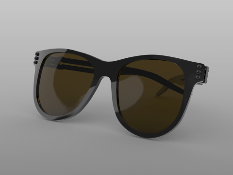 Glasses 3Dモデル