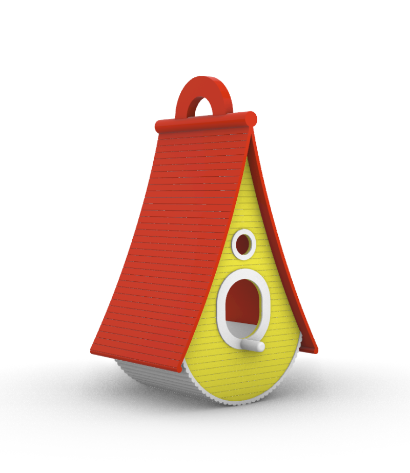 Birdhouse 3D 프린트 모델 .c4d .max .obj .3ds .fbx .stl .blend