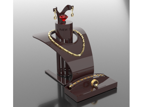 Schmuckst&auml;nder-Box 3D Druckmodell