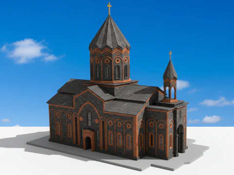 Holy Savior Church Gyumri 3D Print Model