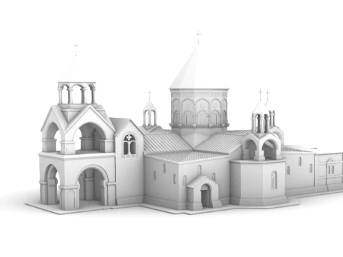 Church 3D Print Model