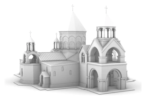Church 3D Print Model