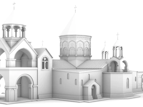 Church 3D Print Model