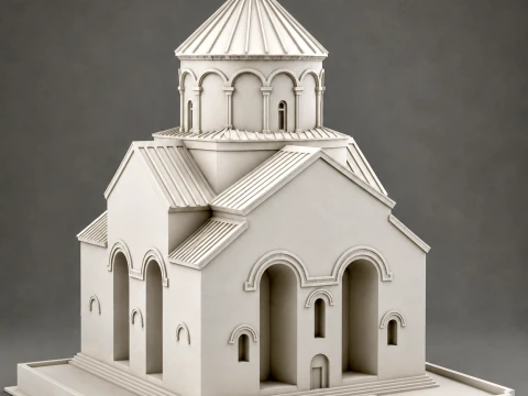 Church 3D Print Model