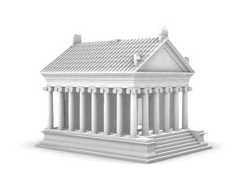 Garni temple 3D Print Model