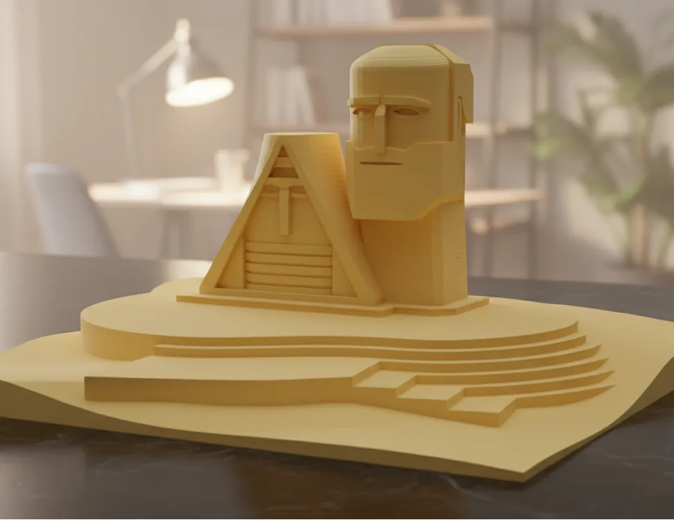 Monument 3D Print Model .c4d .max .obj .3ds .fbx .stl .blend 