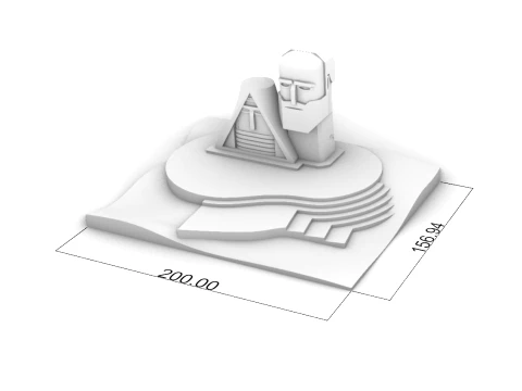Monument 3D Print Model