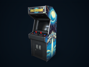 Retro gaming machine 3D Model