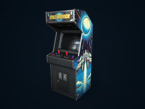 Retro gaming machine 3D Model