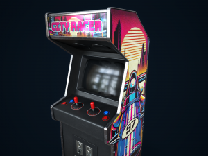 Retro gaming machine 3D Model