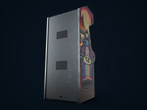 Retro gaming machine 3D Model