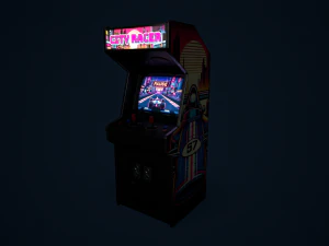 Retro gaming machine 3D Model