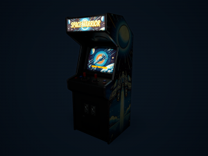 Retro gaming machine 3D Model