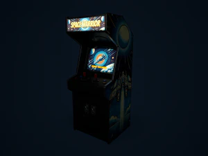 Retro gaming machine 3D Model
