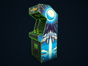 Retro gaming machine 3D Model