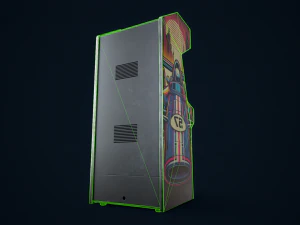 Retro gaming machine 3D Model