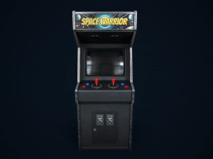 Retro gaming machine 3D Model