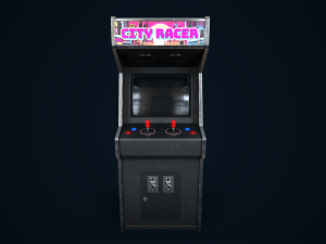 Retro gaming machine 3D Model