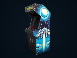 Retro gaming machine 3D Model