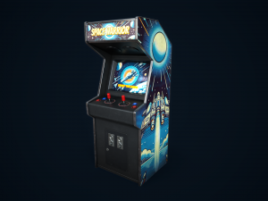 Retro gaming machine 3D Model