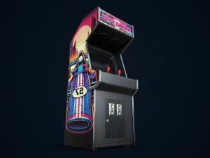 Retro gaming machine 3D Model