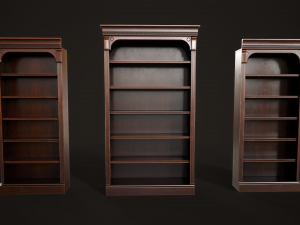 Vintage bookcase 3D Model
