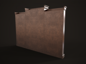 Vintage bookcase 3D Model