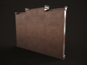 Vintage bookcase 3D Model