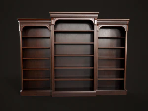 Vintage bookcase 3D Model