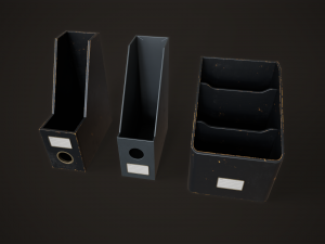 Office assets set 3Dモデル