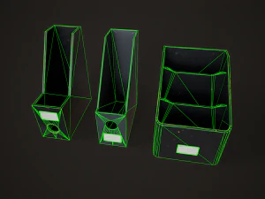 Office assets set 3D Model