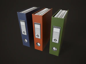 Office assets set 3D Model