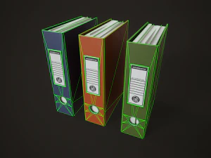 Office assets set 3D Model