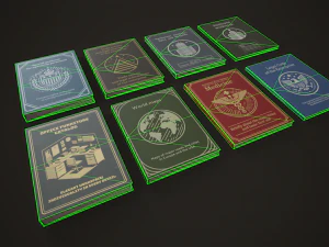 Office assets set 3D Model