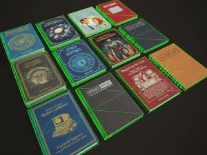 Office assets set 3D Model