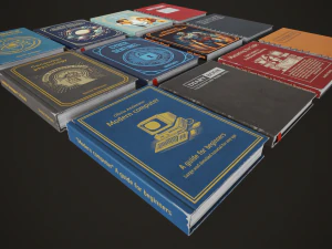 Office assets set 3D Model