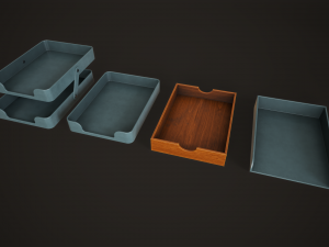 Office assets set 3Dモデル