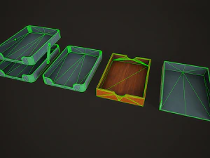 Office assets set 3D Model