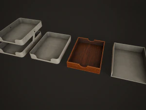 Office assets set 3D Model