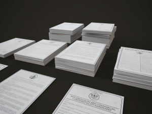 Office assets set 3Dモデル
