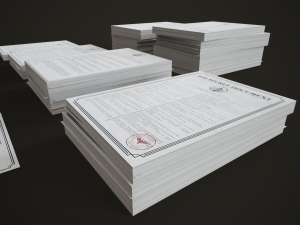 Office assets set 3Dモデル