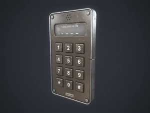 Keypad Lock 3D Model