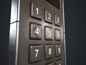 Keypad Lock 3D Модель