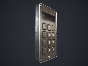 Keypad Lock 3D Модель