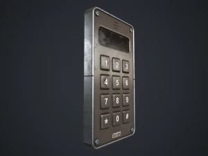 Keypad Lock 3D Model