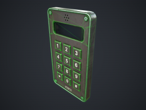 Keypad Lock 3D Модель