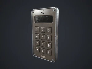 Keypad Lock 3D Model