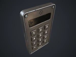 Keypad Lock 3D Model